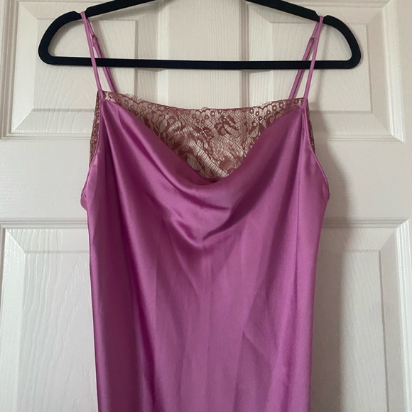 NWT Satin Victorias Secret lace maxi slip dress - Picture 3 of 6